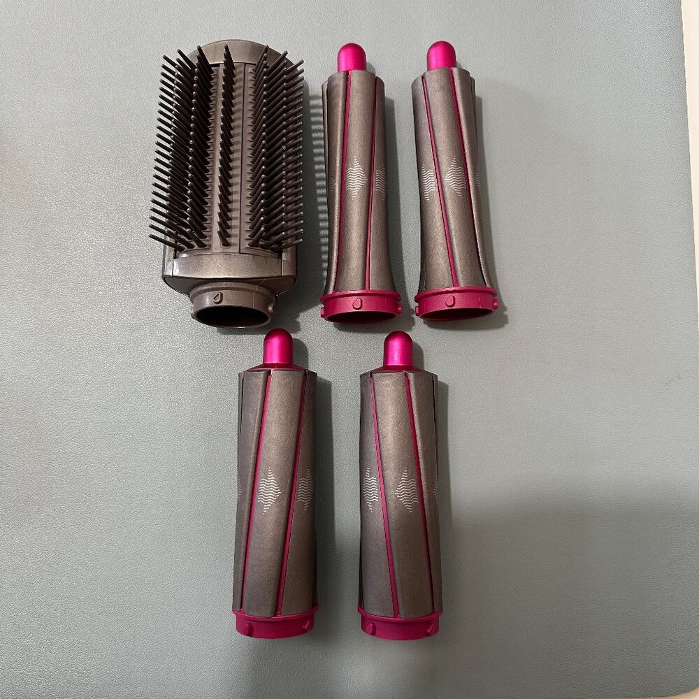 Dyson AirWrap Attachments - 1.2 inch, 1.6 inch barrels, Firm smoothing brush